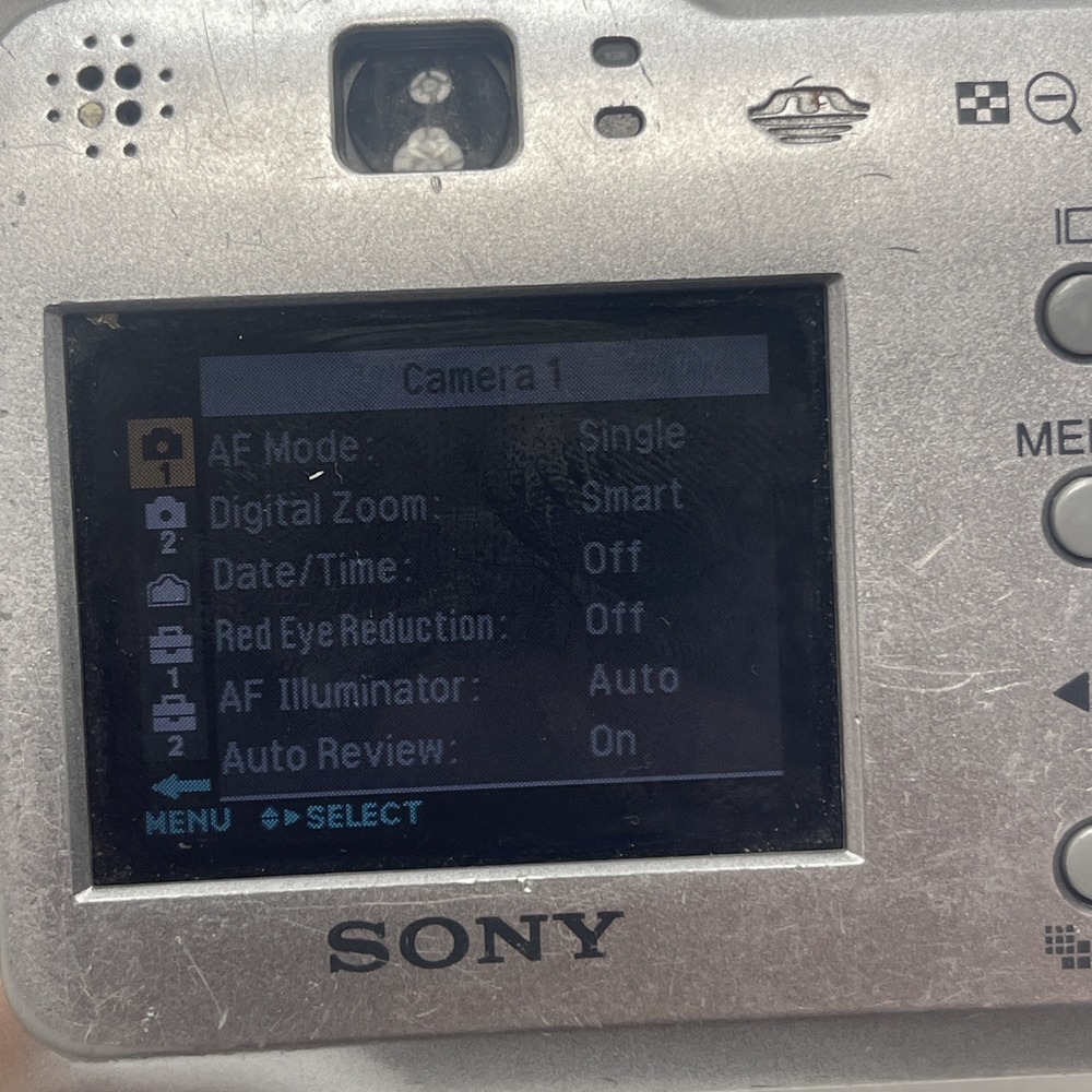 Sony Cyber-shot Carl‎ Zeiss DSC-S60 256MB Digital Camera Silver TESTED WORKING - Picture 12 of 16